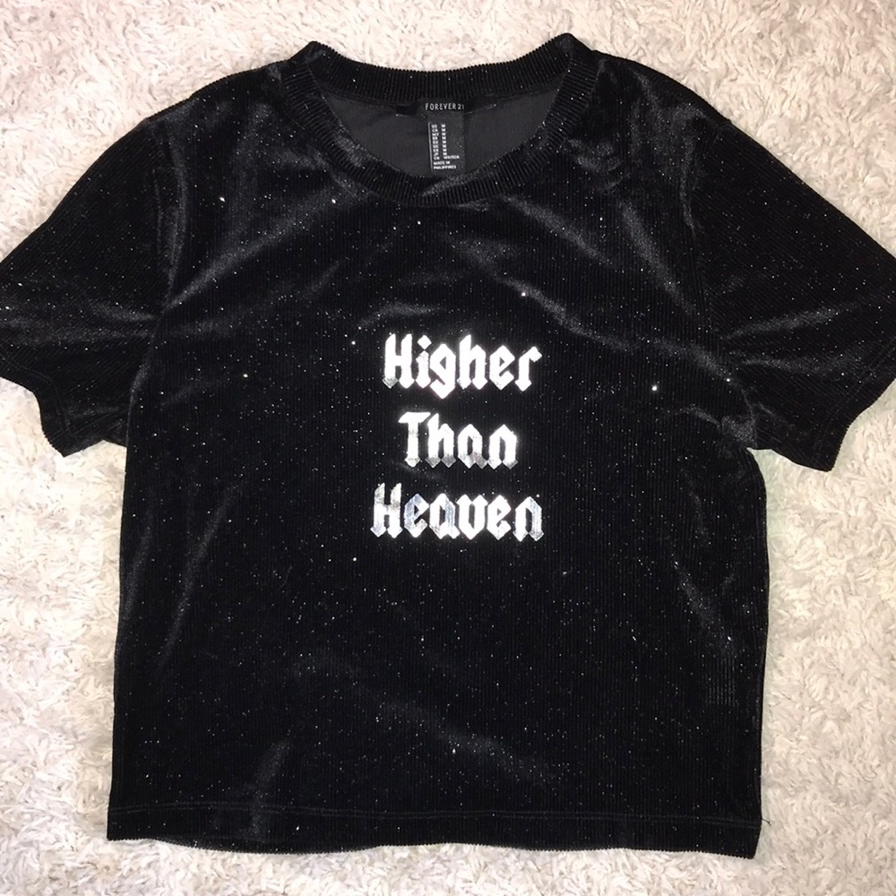 Sparkly Black Velvet Graphic tee